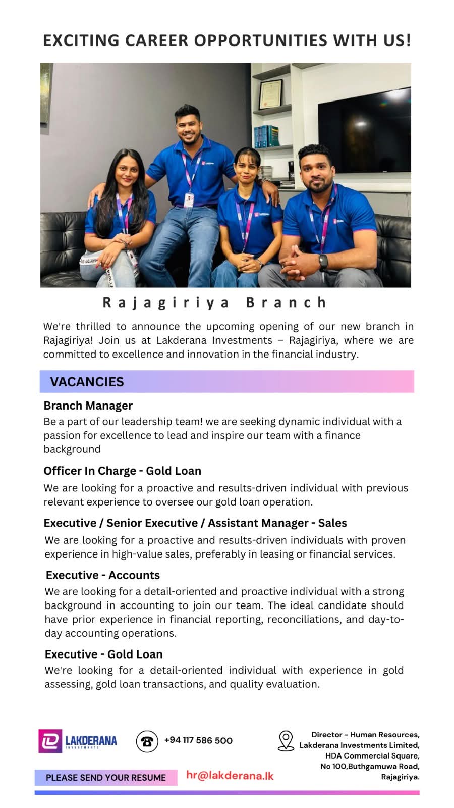 Company banner