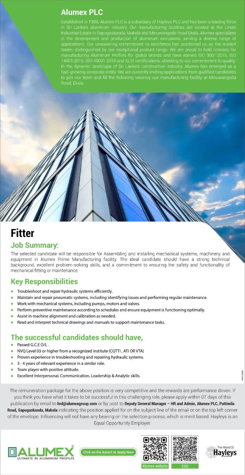 Company banner