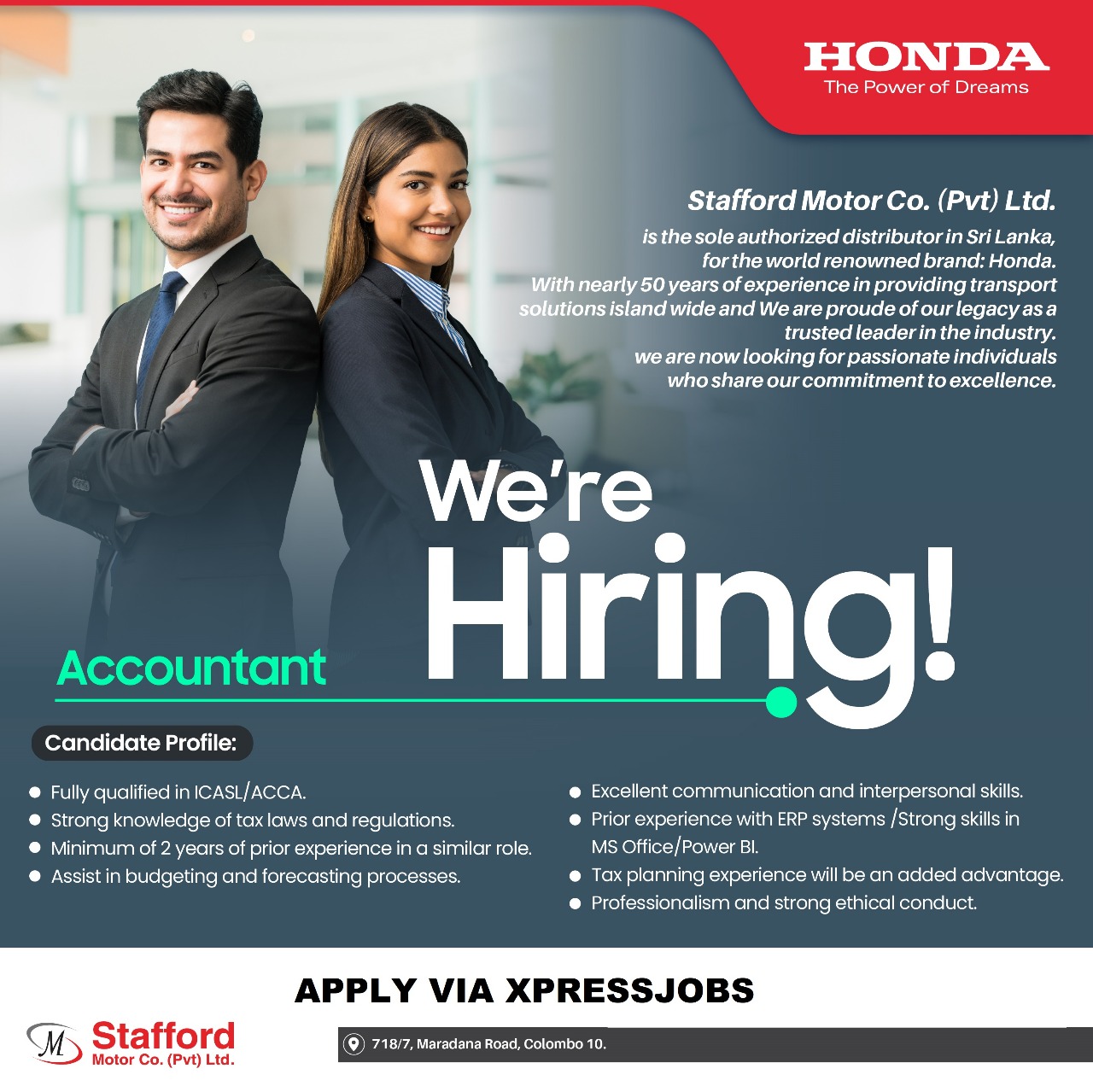 Company banner