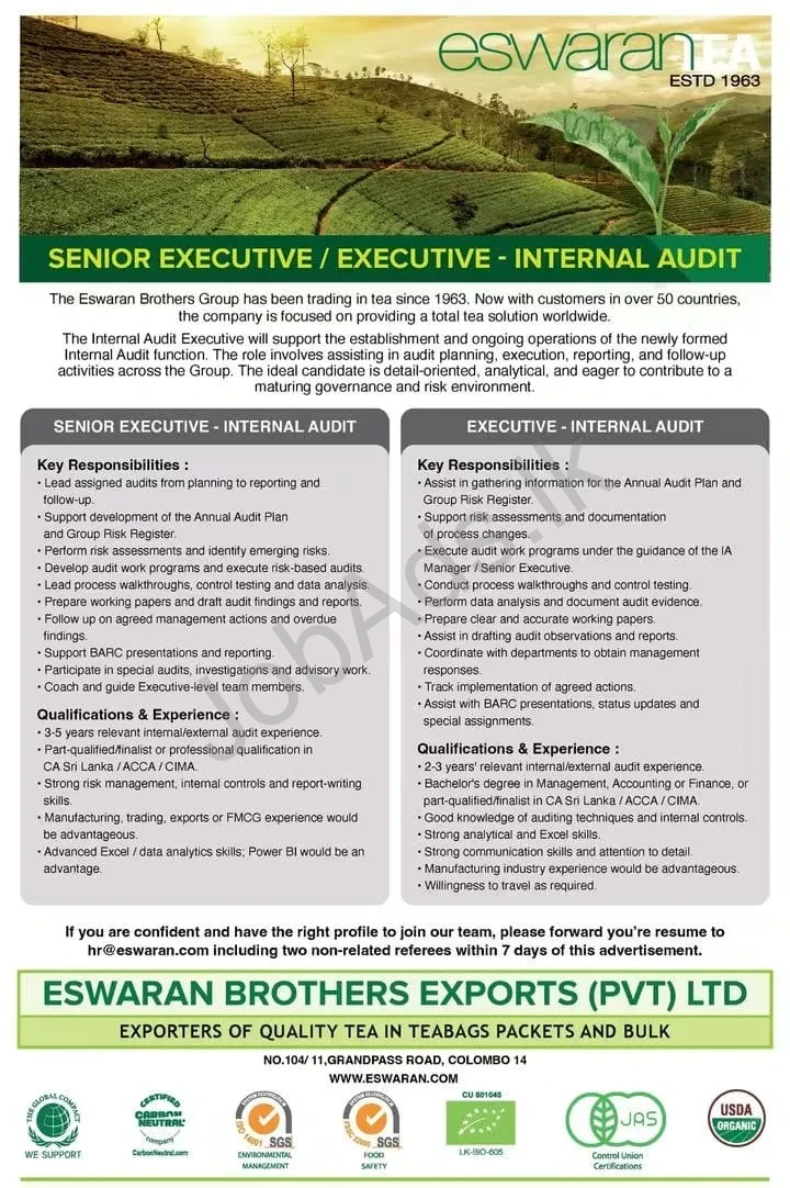 Company banner