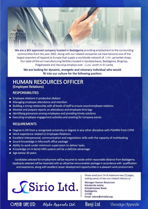 Company banner