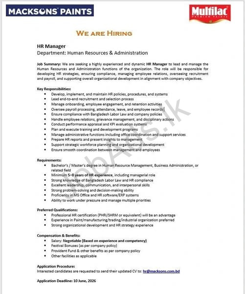 Company banner