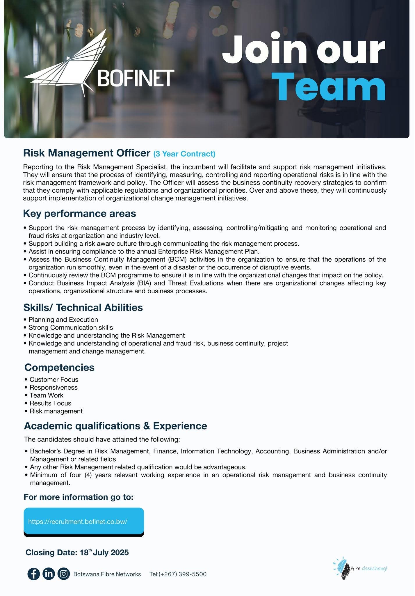 Company banner