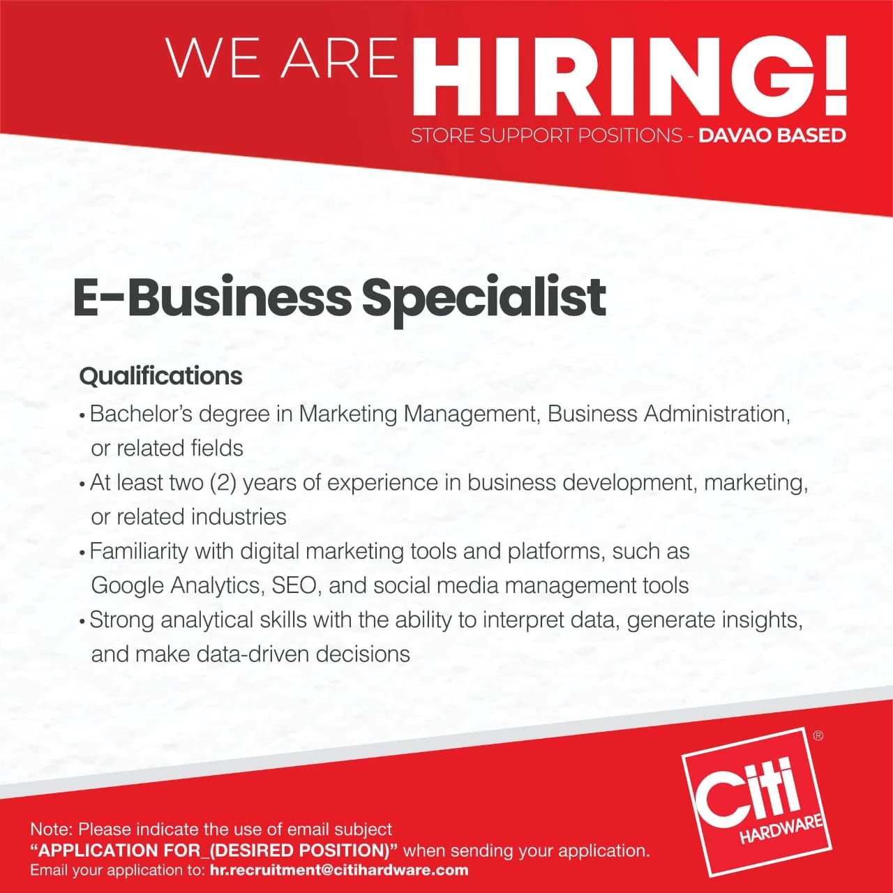 Company banner
