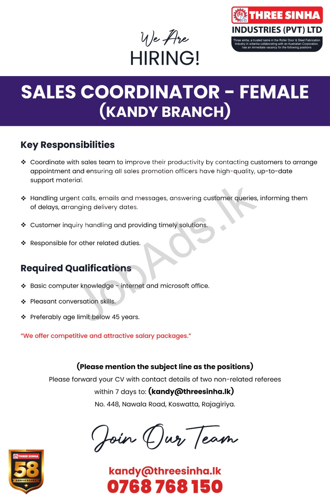 Company banner