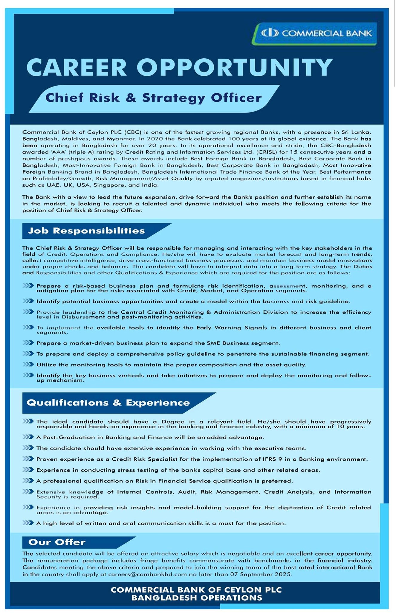 Company banner