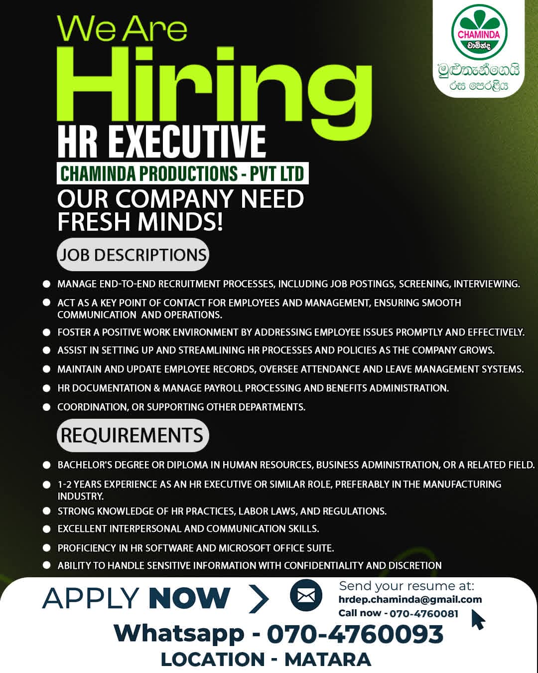 Company banner