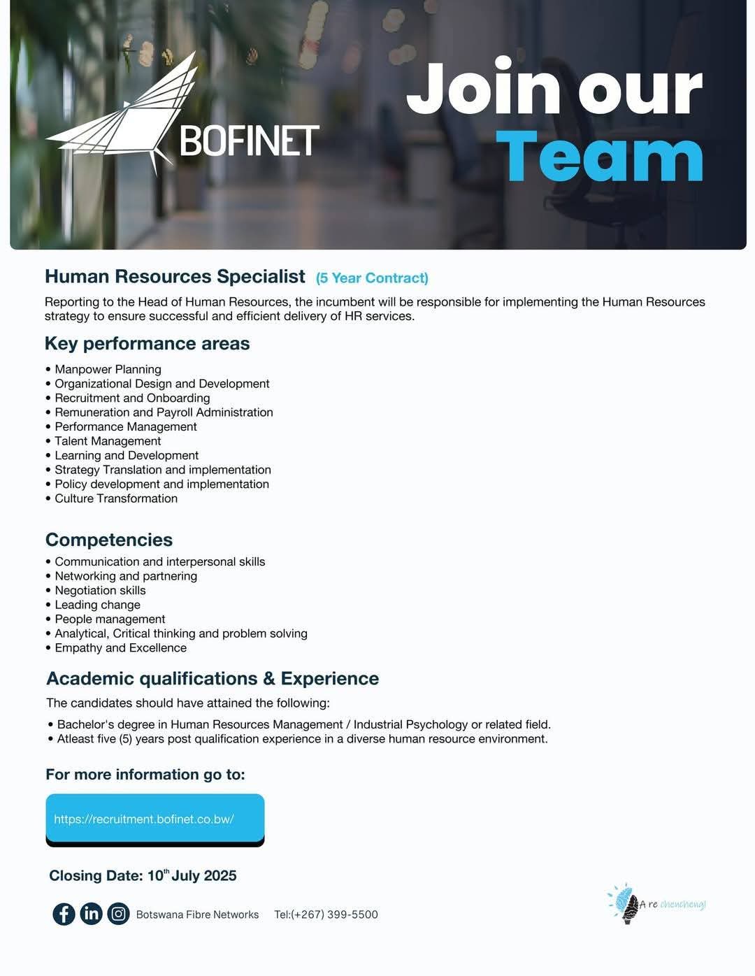 Company banner