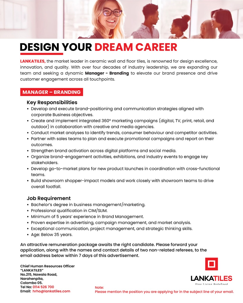 Company banner