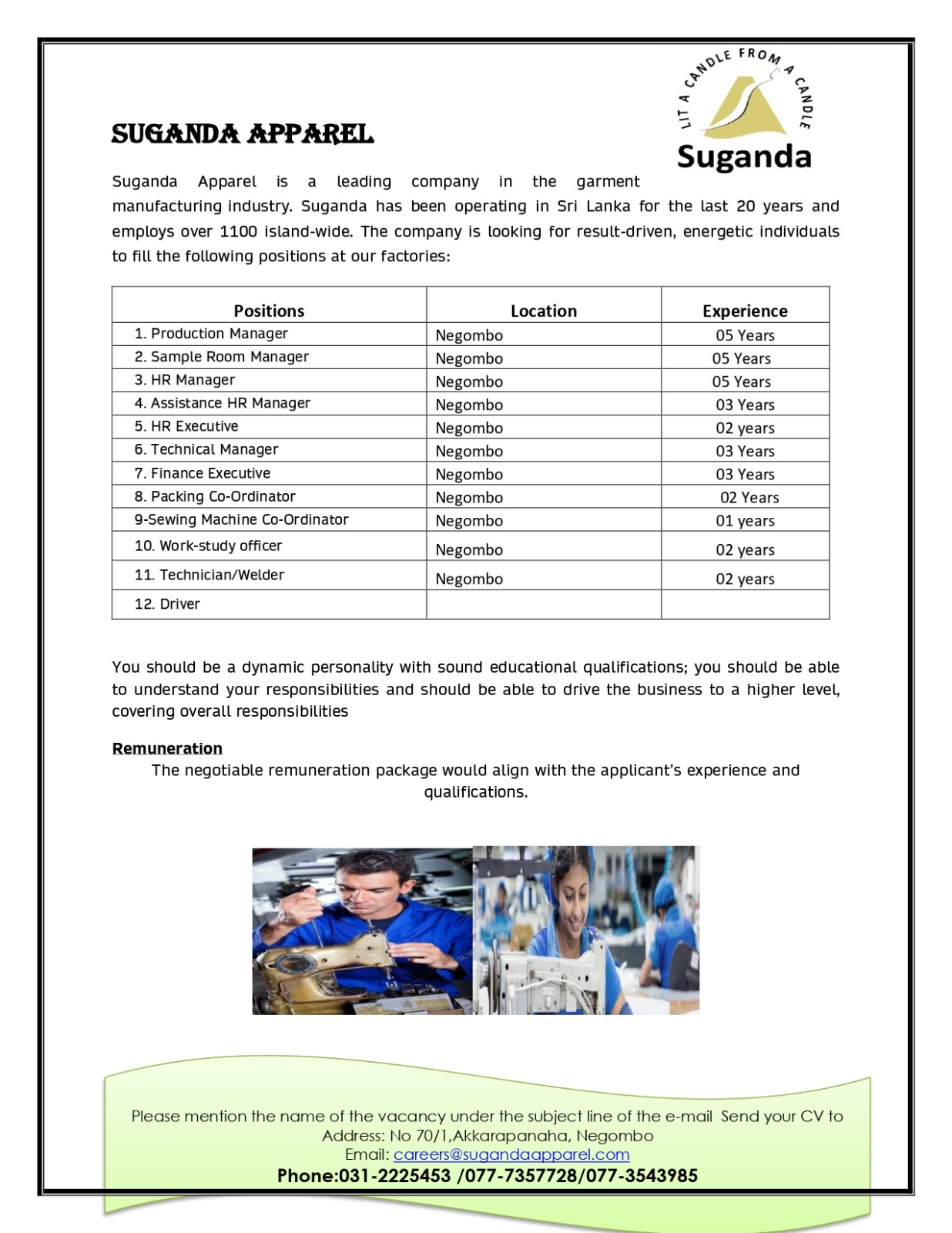 Company banner