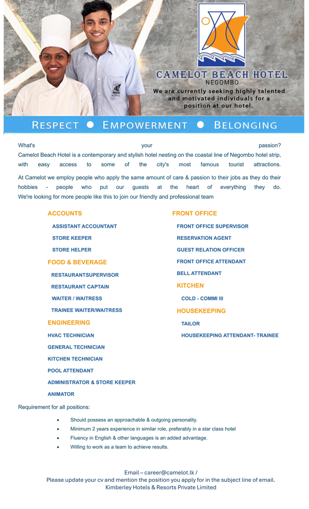 Company banner