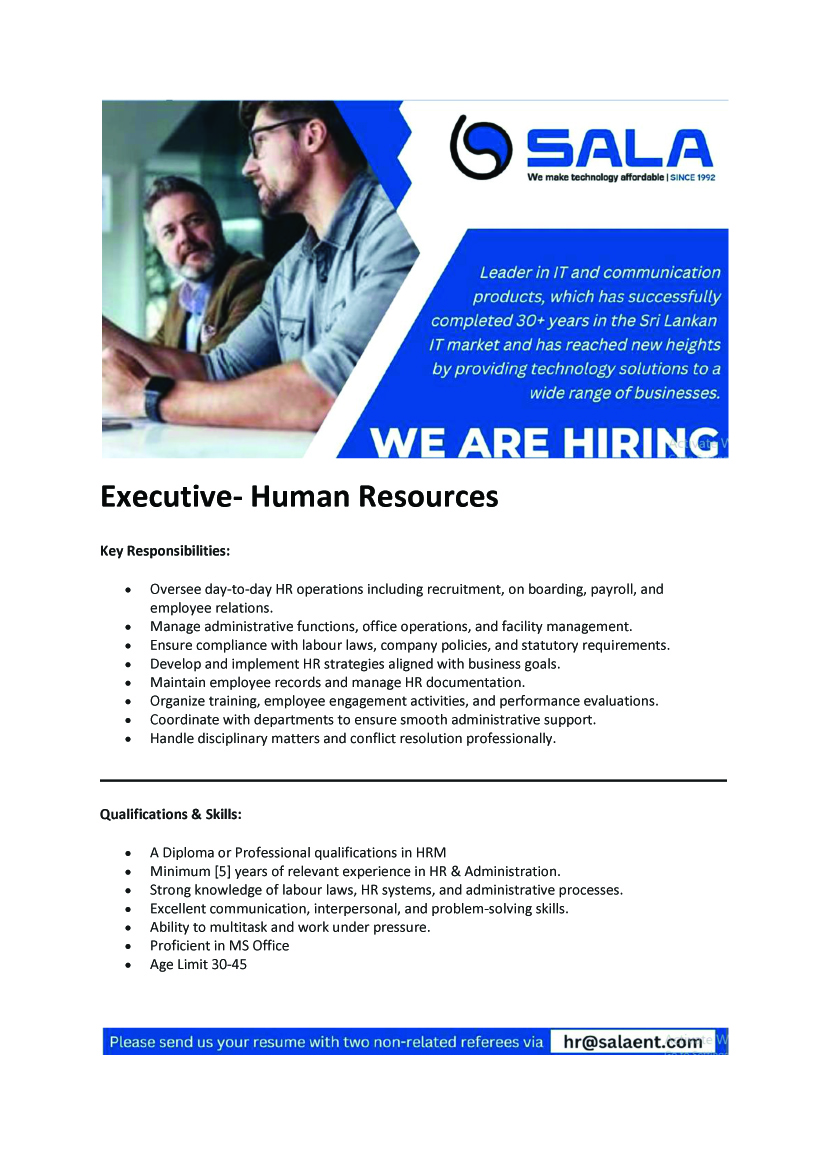 Company banner