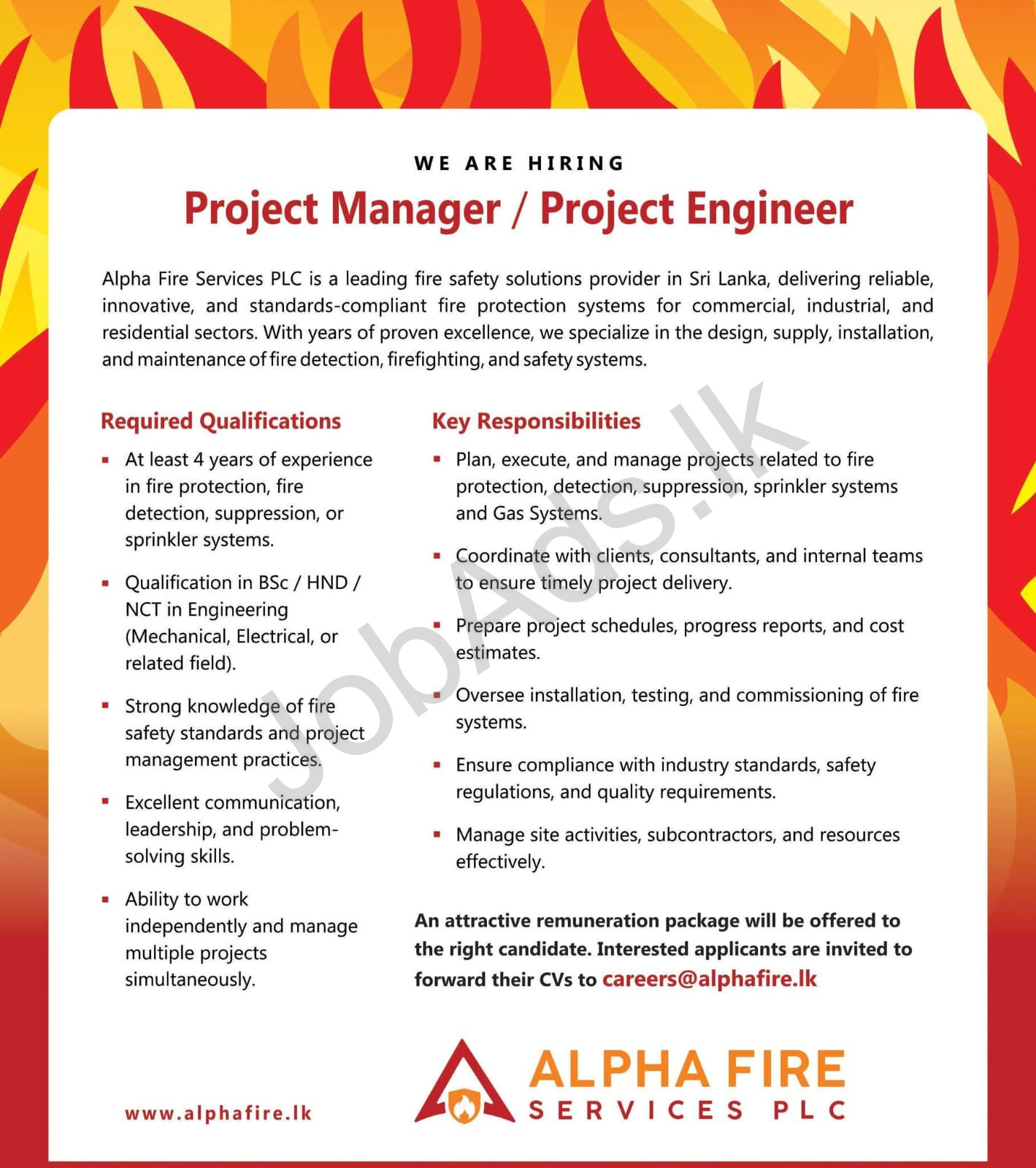 Company banner