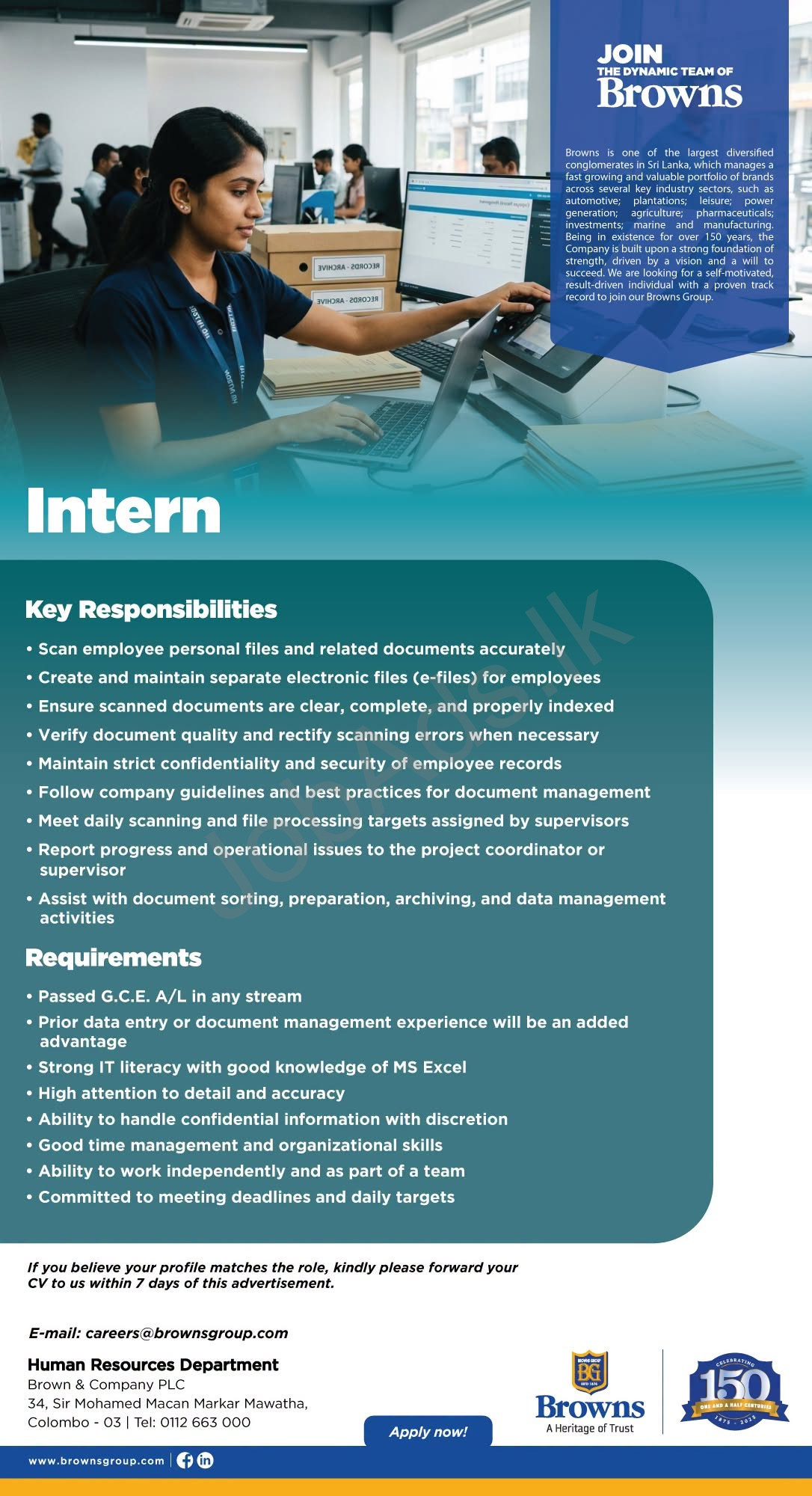 Company banner